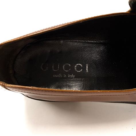 gucci chestnut loafers